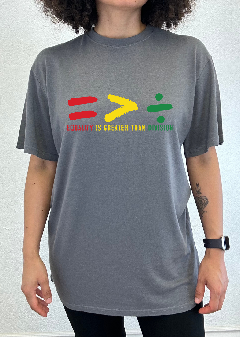 Spun Bamboo Black History Month Unisex Bamboo/Cotton Graphic T-Shirt — alternative angle