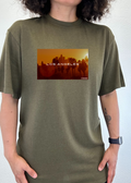 Spun Bamboo Los Angeles Unisex Bamboo Viscose/Organic Cotton Short Sleeve Graphic T-Shirt — main product shot