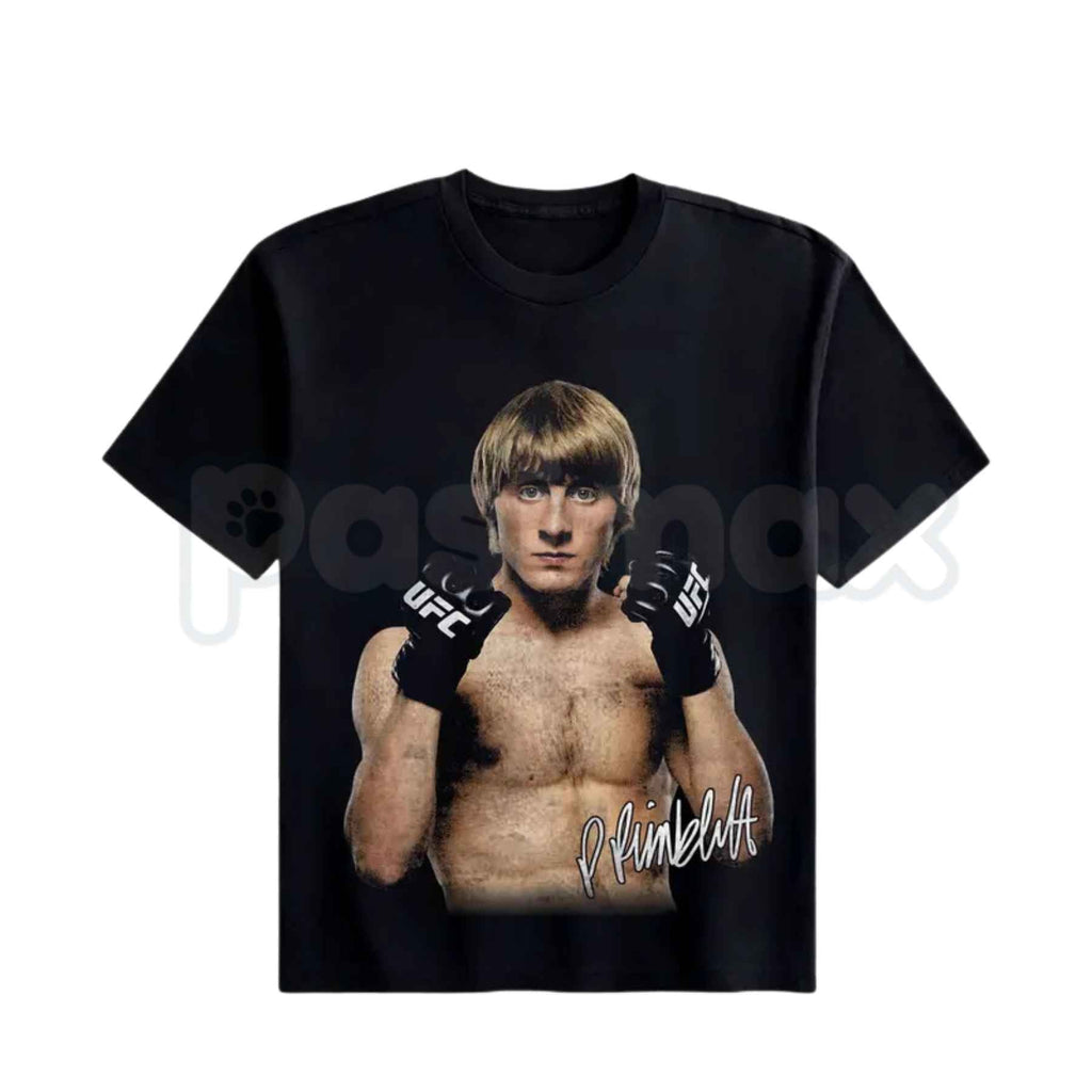 Paddy The Baddy Pimblett UFC Collection Menswear T Shirt – Funny MMA Fan Graphic Tee, Legendary Liverpool Scouse Fighter Unisex Cotton Streetwear Shirt