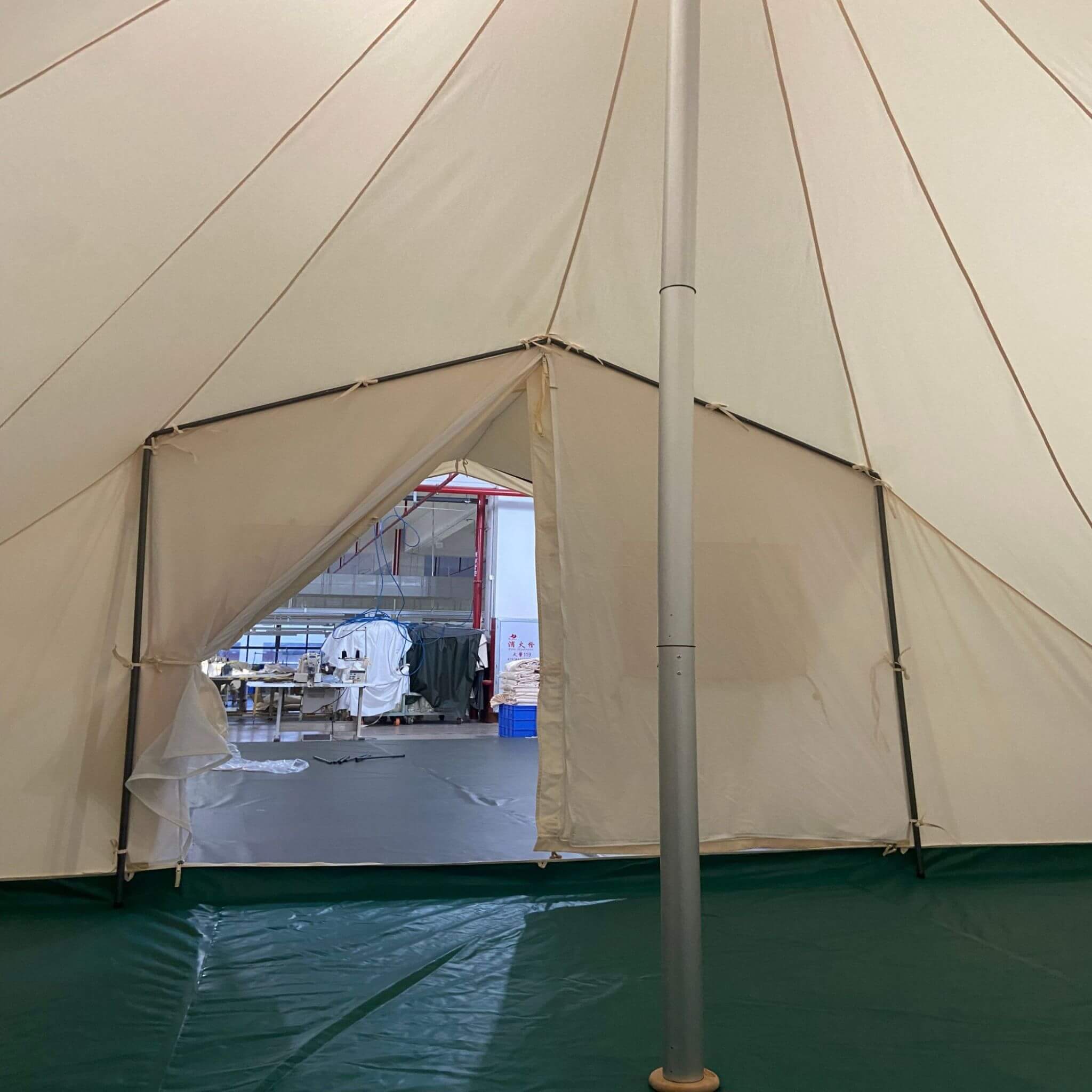 [13X19FT] Extra-Large Heavy-Duty Outdoor Four Seasons Glamping Canvas Bell Yurt Tent (SAK45688) – SAKSBY WHOLESALE, view 10