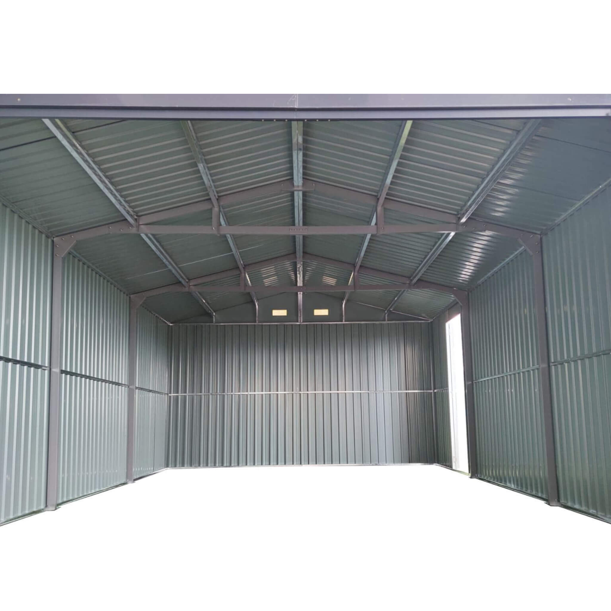 [13x20FT] Alora Large Heavy-Duty Outdoor Metal Storage Shed With Double Doors (SAK65331) – SAKSBY WHOLESALE, view 9