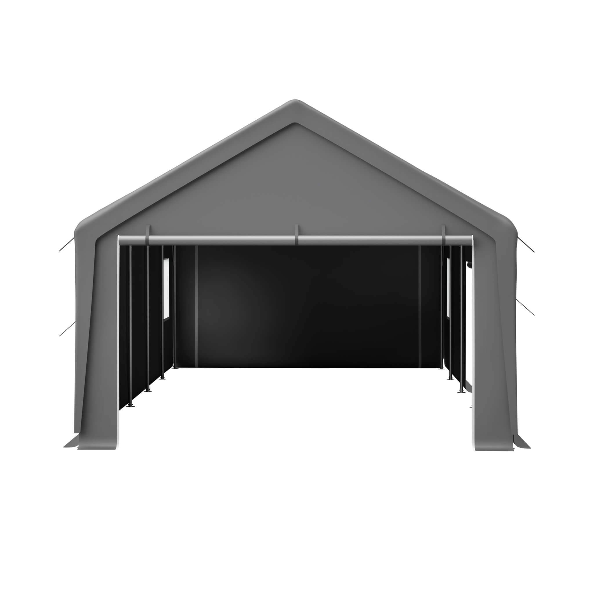 [13X26FT] Alora Heavy-Duty Carport Canopy With Roll-Up Doors And Windows (SAK14975) – SAKSBY WHOLESALE, view 5