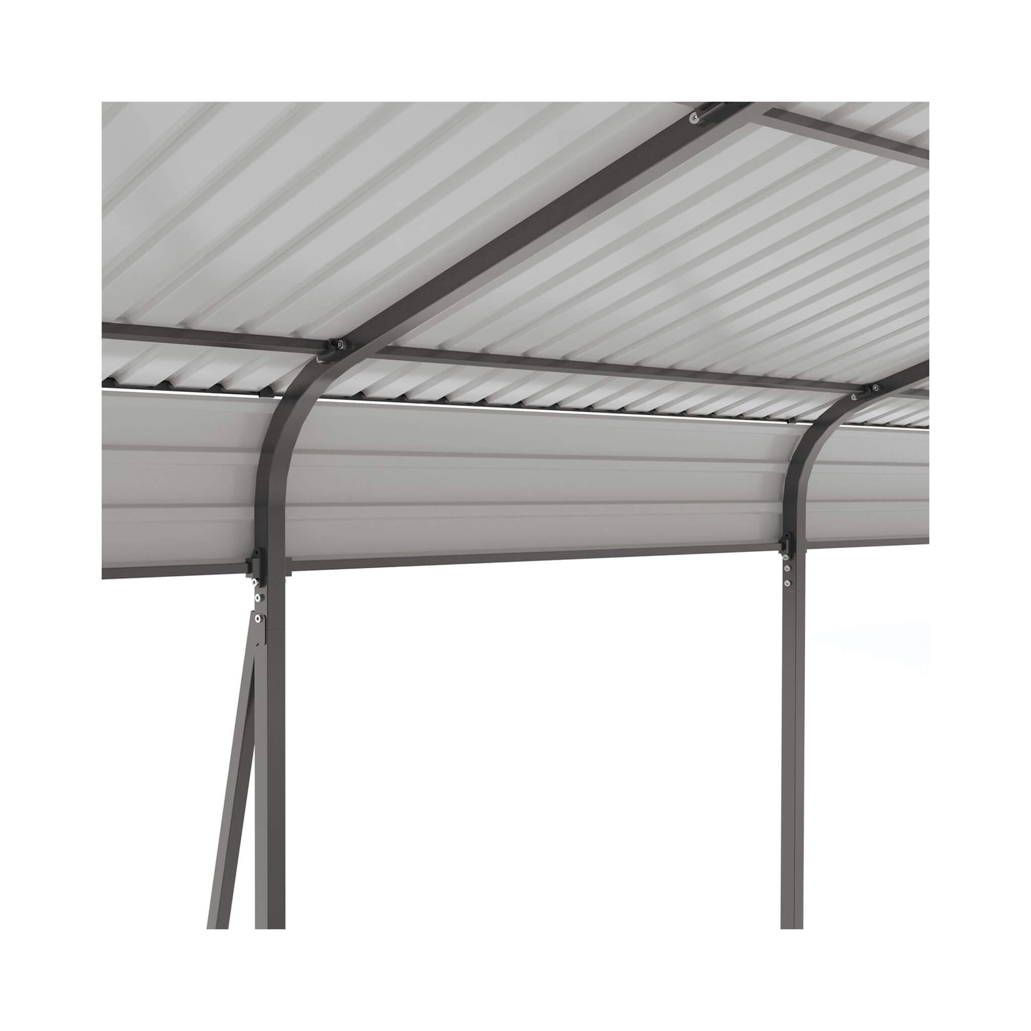 [13X26FT] Alora Heavy-Duty Weather-Resistant Outdoor Carport With Protective Film (SAK82451) – SAKSBY WHOLESALE, view 3
