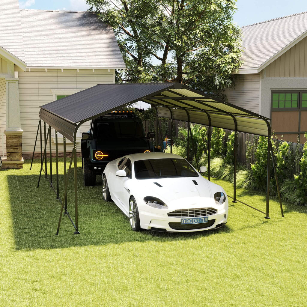 [13X26FT] Alora Heavy-Duty Weather-Resistant Outdoor Carport With Protective Film (SAK82451) – SAKSBY WHOLESALE, view 14
