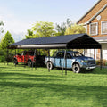 [13X26FT] Alora Heavy-Duty Weather-Resistant Outdoor Carport With Protective Film (SAK82451) – SAKSBY WHOLESALE