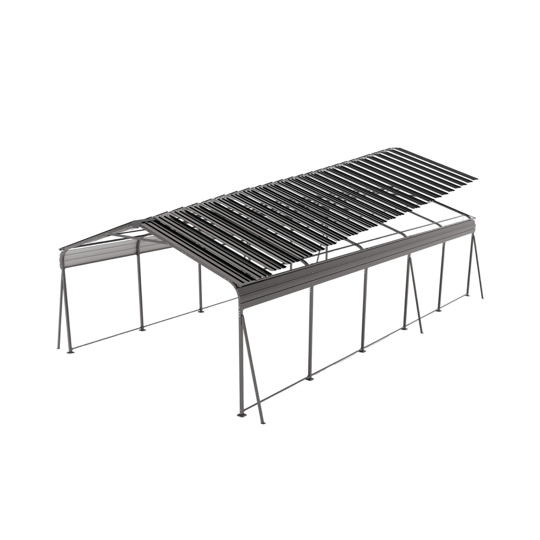 [13X26FT] Alora Heavy-Duty Weather-Resistant Outdoor Carport With Protective Film (SAK82451) – SAKSBY WHOLESALE, view 20