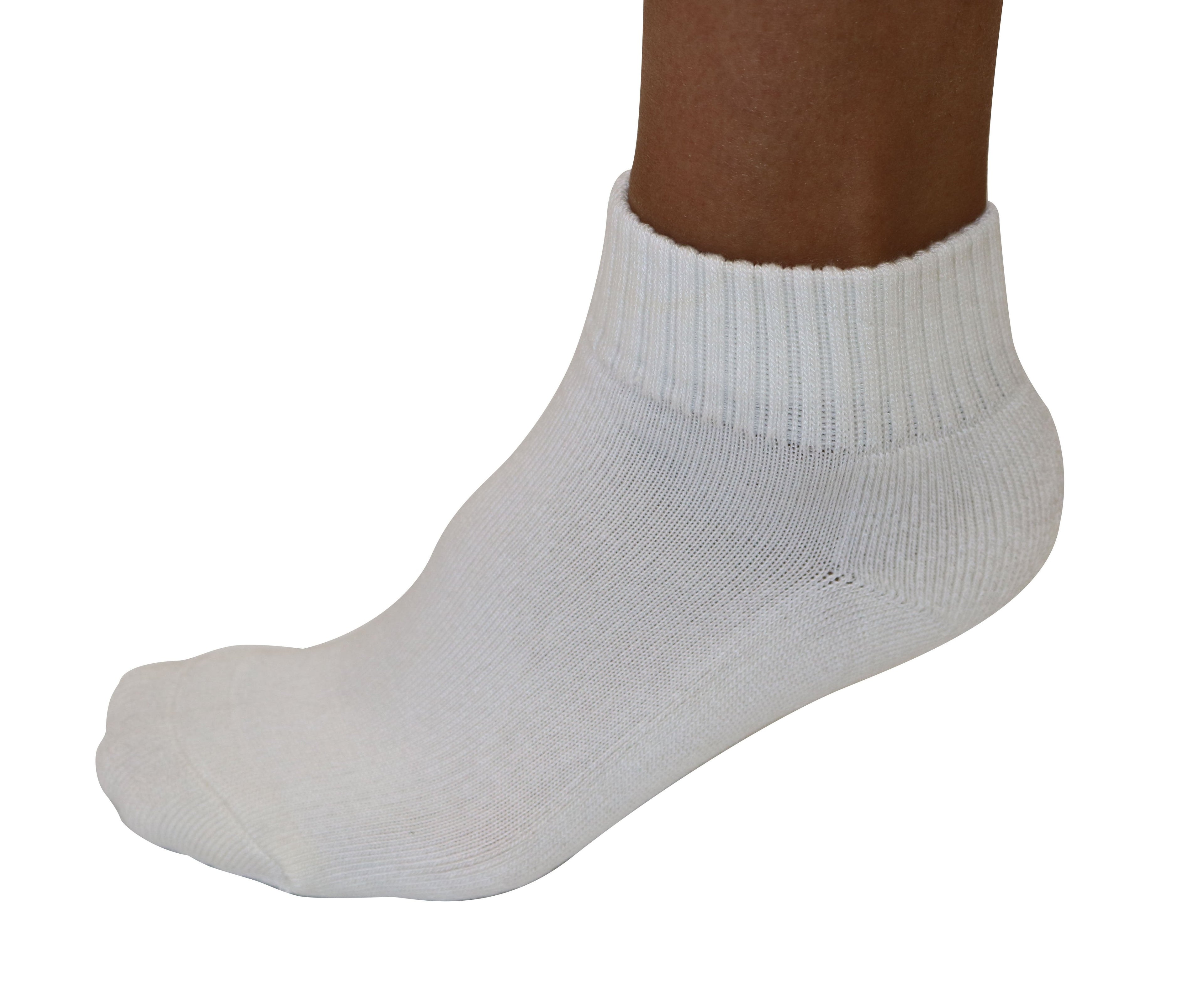 Spun Bamboo 1/4 Crew Bamboo Viscose Socks — detail close-up