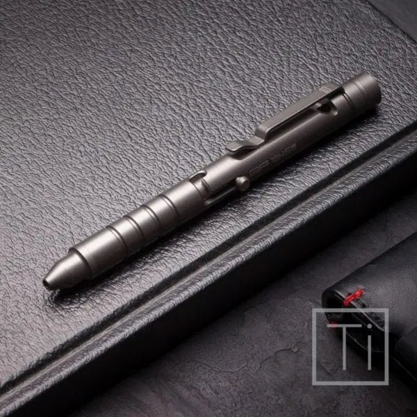 GPCA GP 1945 Bolt-Action Pen PRO — Titanium & Aluminum EDC — fabric or material detail
