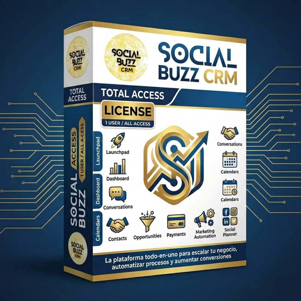 Social Buzz CRM | All-in-One Business Automation & Lead Management Subscription