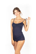 tittimitti EGi Luxury Wool Silk Camisole Spaghetti Straps Top. Proudly Made in Italy (1407) — size reference