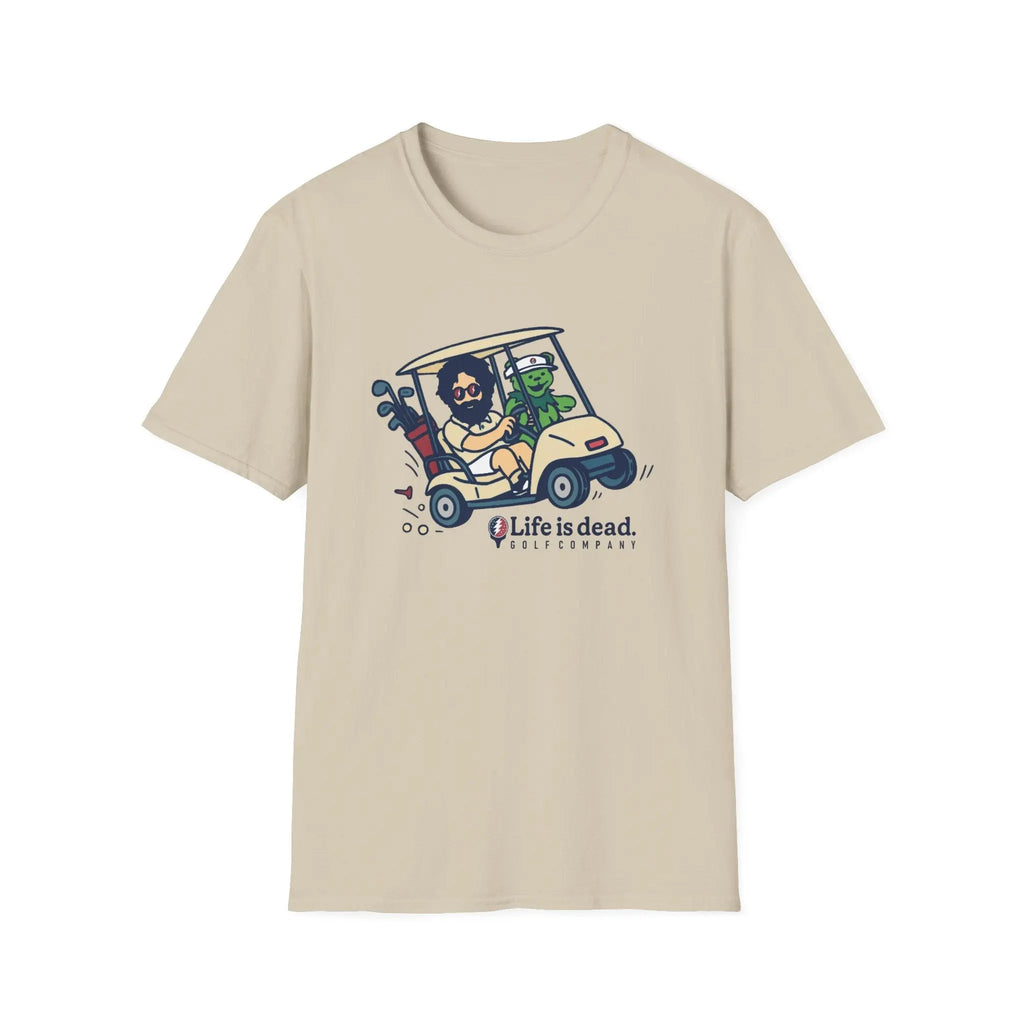 Joy Ridin' Jerry and The Bear - Life is Dead Golf Company T-Shirt