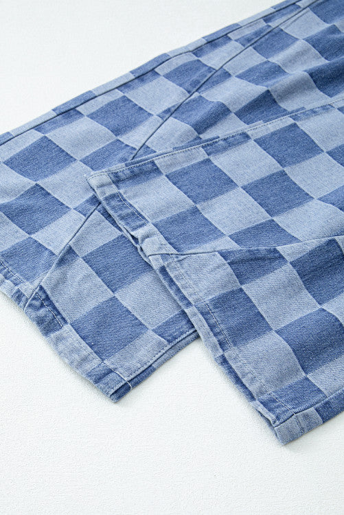 Pretty Little Patriot Pretty Little Patriot Checkered Denim jeans — product category context