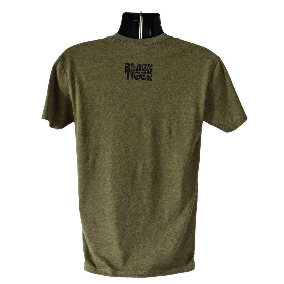 Black Tiger International Breacher Tee Shirt — texture detail