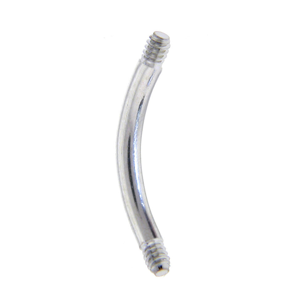 BodyCandy 14G 316l Stainless Steel Replacement Curved Barbell 3/8 — color detail