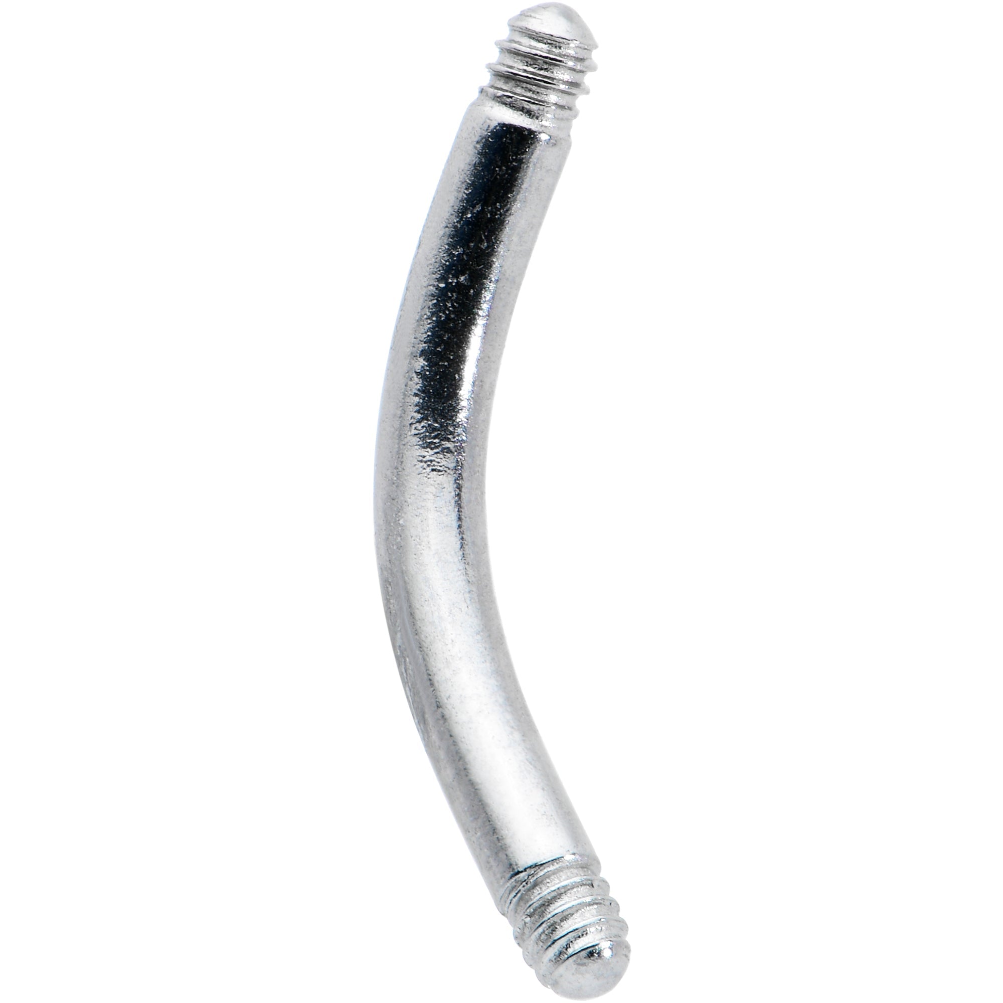 BodyCandy 14G 316l Stainless Steel Replacement Curved Barbell 3/8 — main product shot