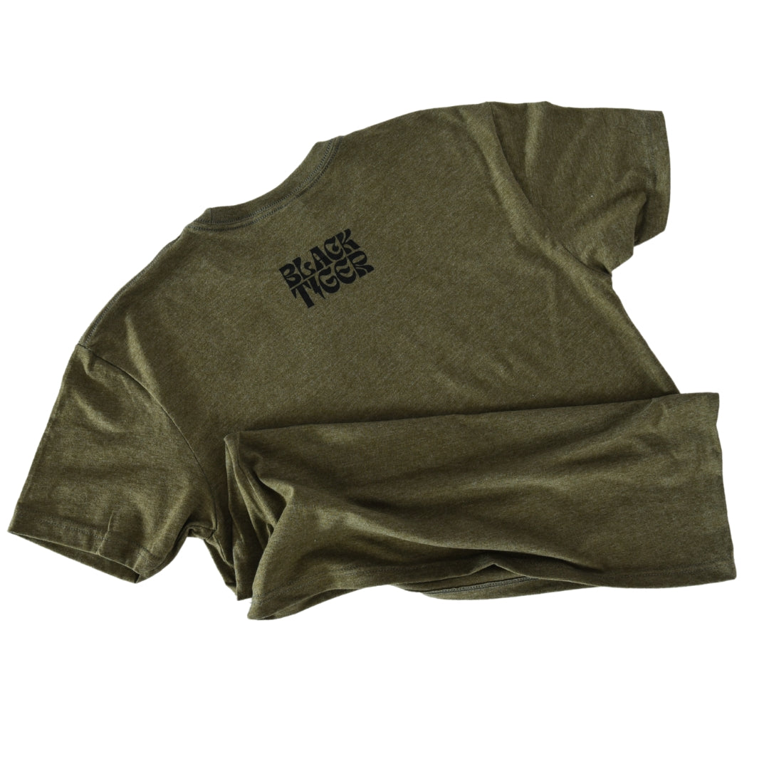 Black Tiger International Breacher Tee Shirt — detail and construction