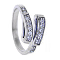 BodyCandy Sterling Silver 925 Cubic Zirconia Swirl Toe Ring — main product shot
