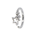 BodyCandy Sterling Silver 925 Cubic Zirconia Star Toe Ring — main product shot