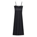 Bella Mia Women Clothing Spring Sexy Lace Splicing Sling Dress — branding close-up