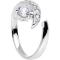 BodyCandy Sterling Silver 925 Cubic Zirconia Solitaire Toe Ring — main product shot