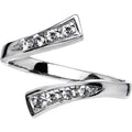 BodyCandy Sterling Silver 925 Cubic Zirconia Classic Toe Ring — main product shot