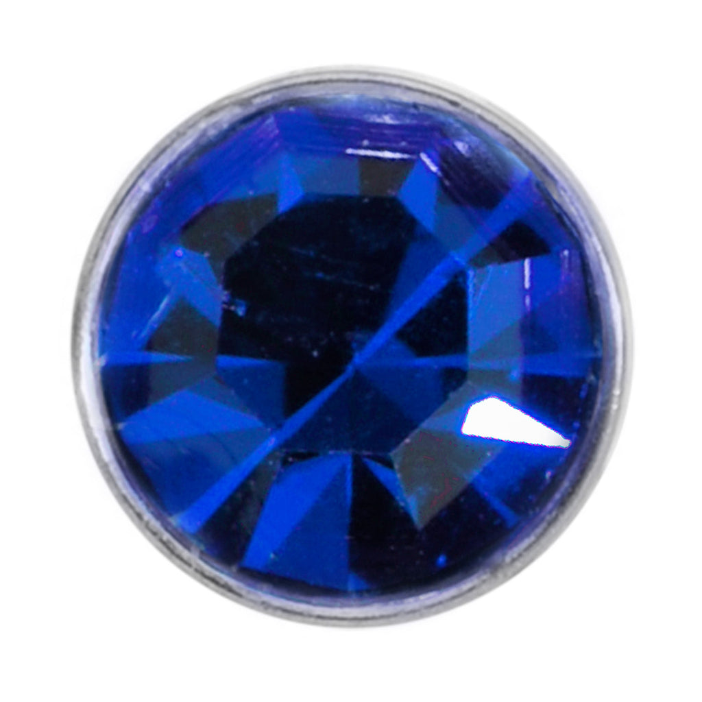 BodyCandy 20G Stainless Steel Sapphire Blue Gem Micro Nose Bone — lifestyle context