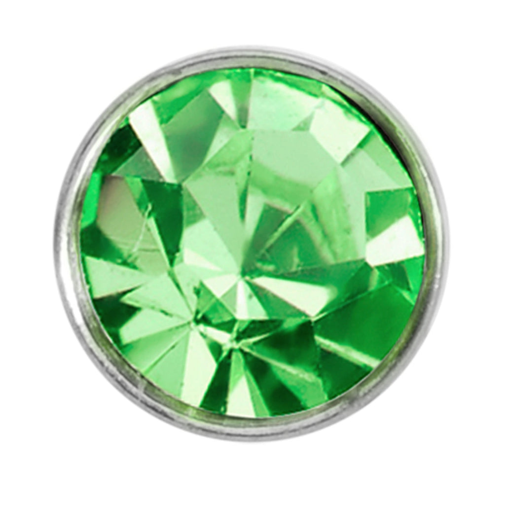 BodyCandy 20G Stainless Steel Green Gem Micro Nose Bone — lifestyle context