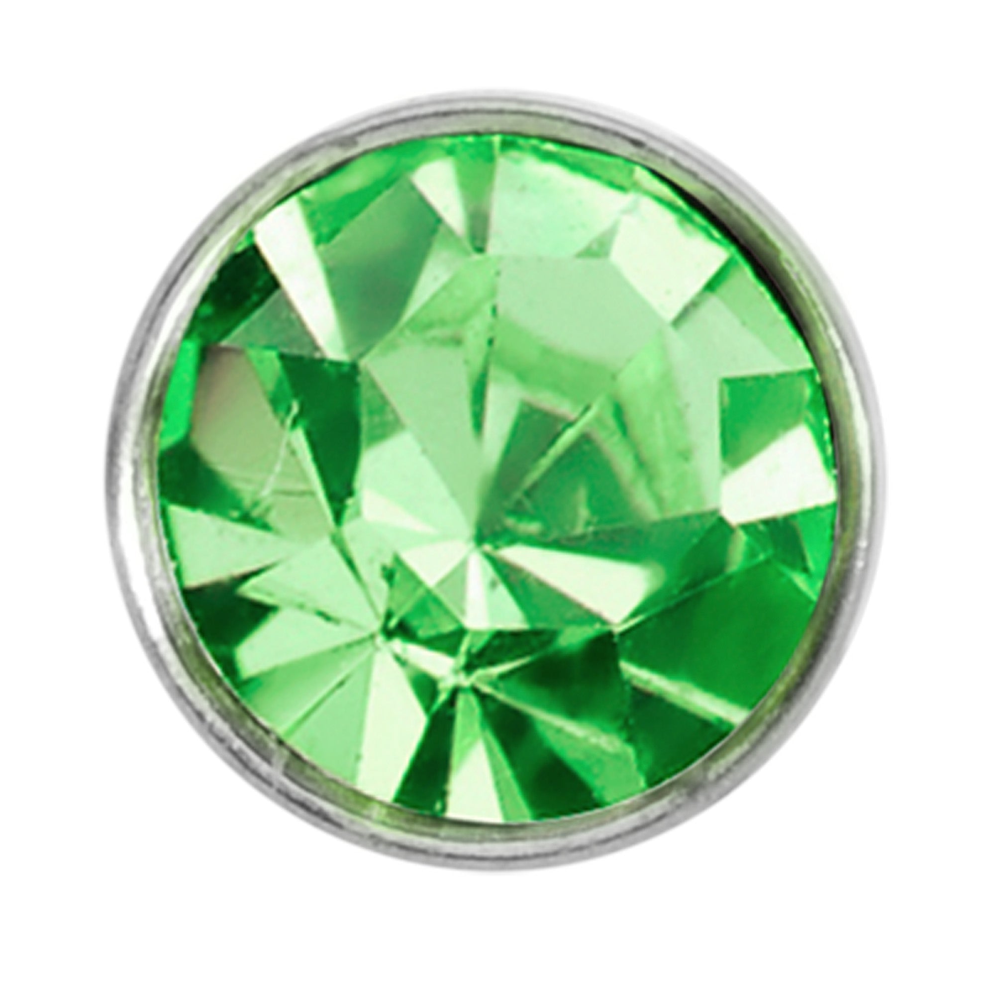 BodyCandy 20G Stainless Steel Green Gem Micro Nose Bone — lifestyle context