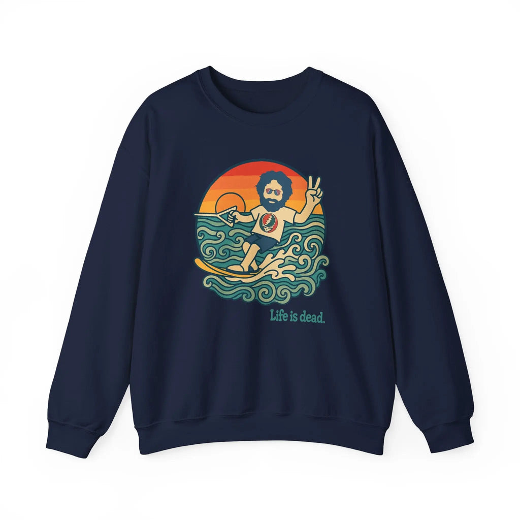 Waterskiin' Jerry Life is Dead Crewneck