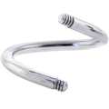 BodyCandy 14G Threaded 316l Stainless Steel Spiral Twist Shaft 7/16 — main product shot