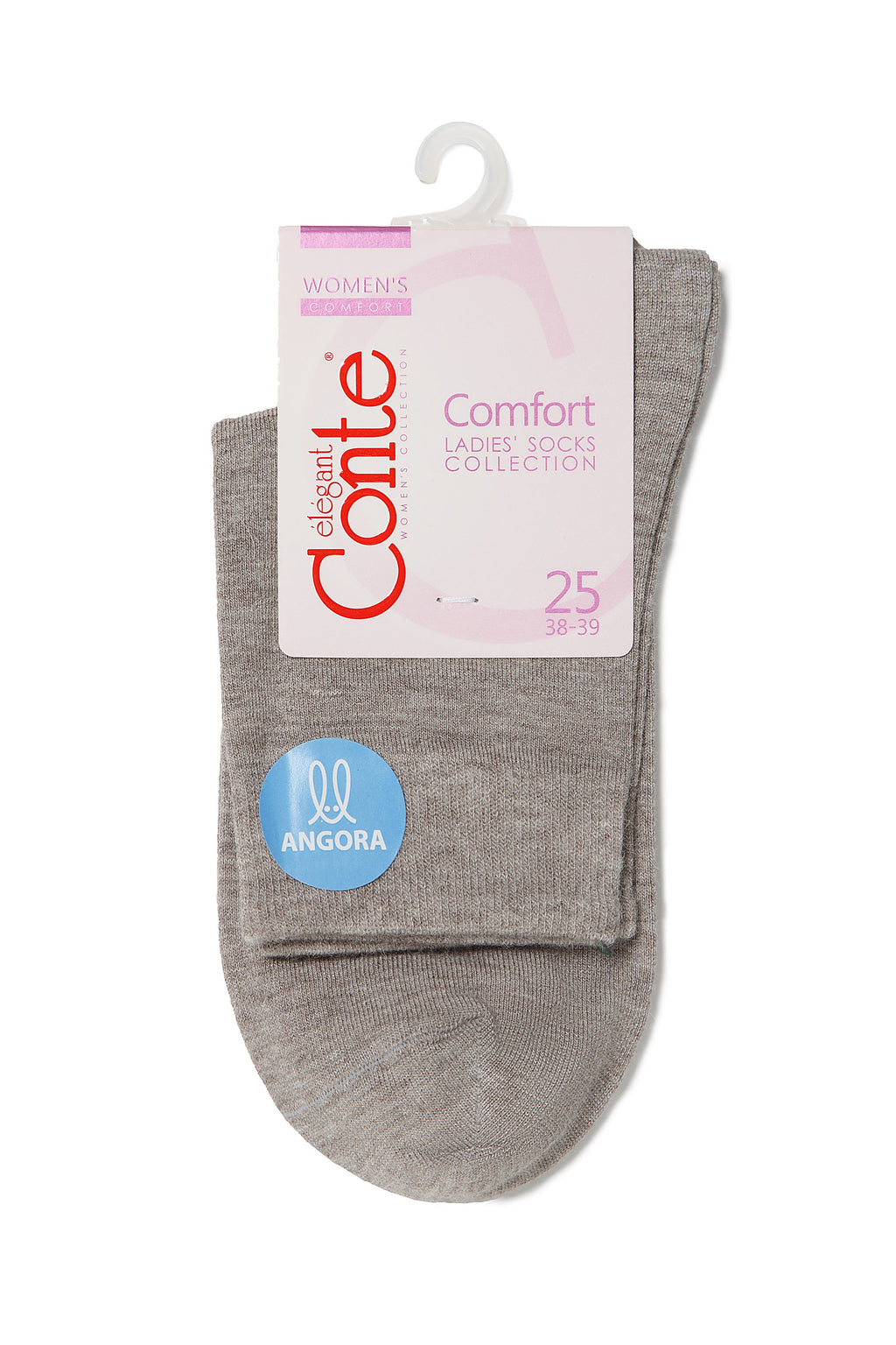 TheRanok.com Viscose and Angora Socks Conte Comfort 000 — fabric or material detail
