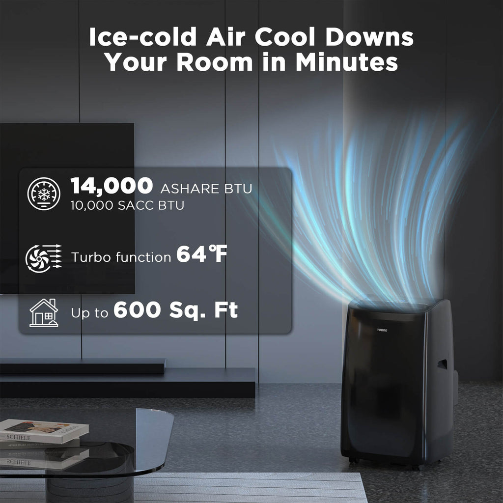 Greenland 14,000 BTU WiFi Portable Air Conditioner – TURBRO, view 2