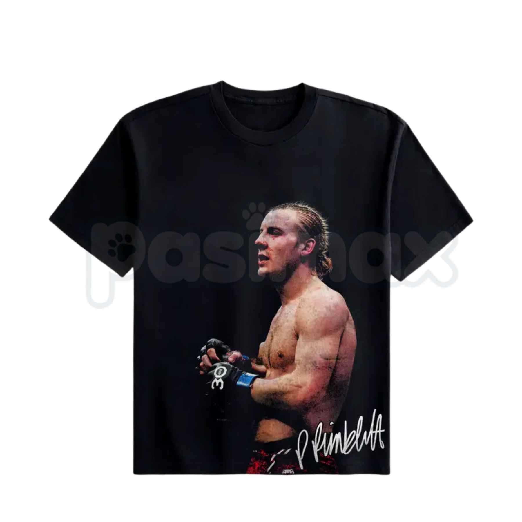 Paddy The Baddy Pimblett UFC Collection Menswear T Shirt – Funny MMA Fan Graphic Tee, Legendary Liverpool Scouse Fighter Unisex Cotton Streetwear Shirt