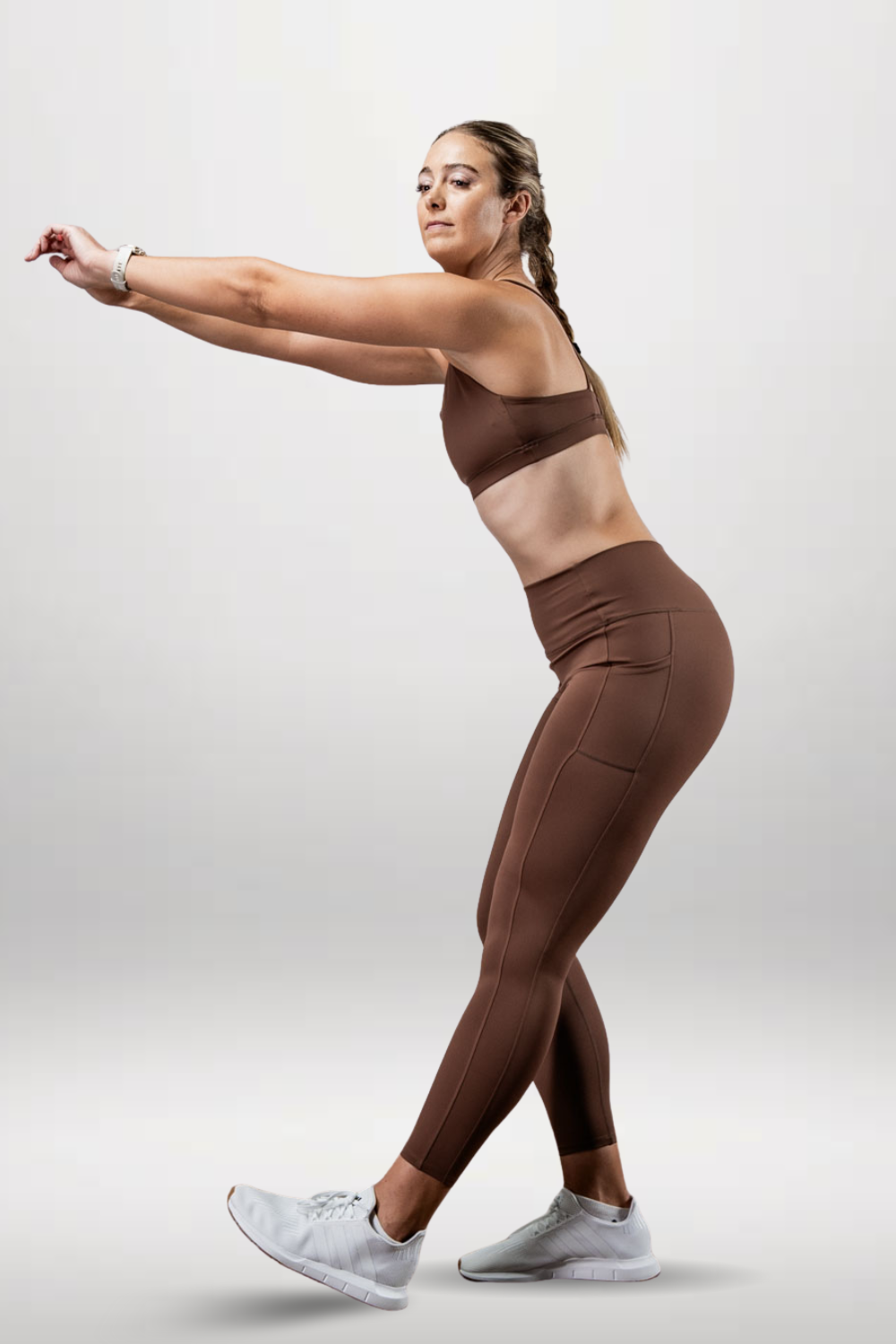 Varlo Women's SOHO Full Length High Waist Leggings (City Mocha) — packaging