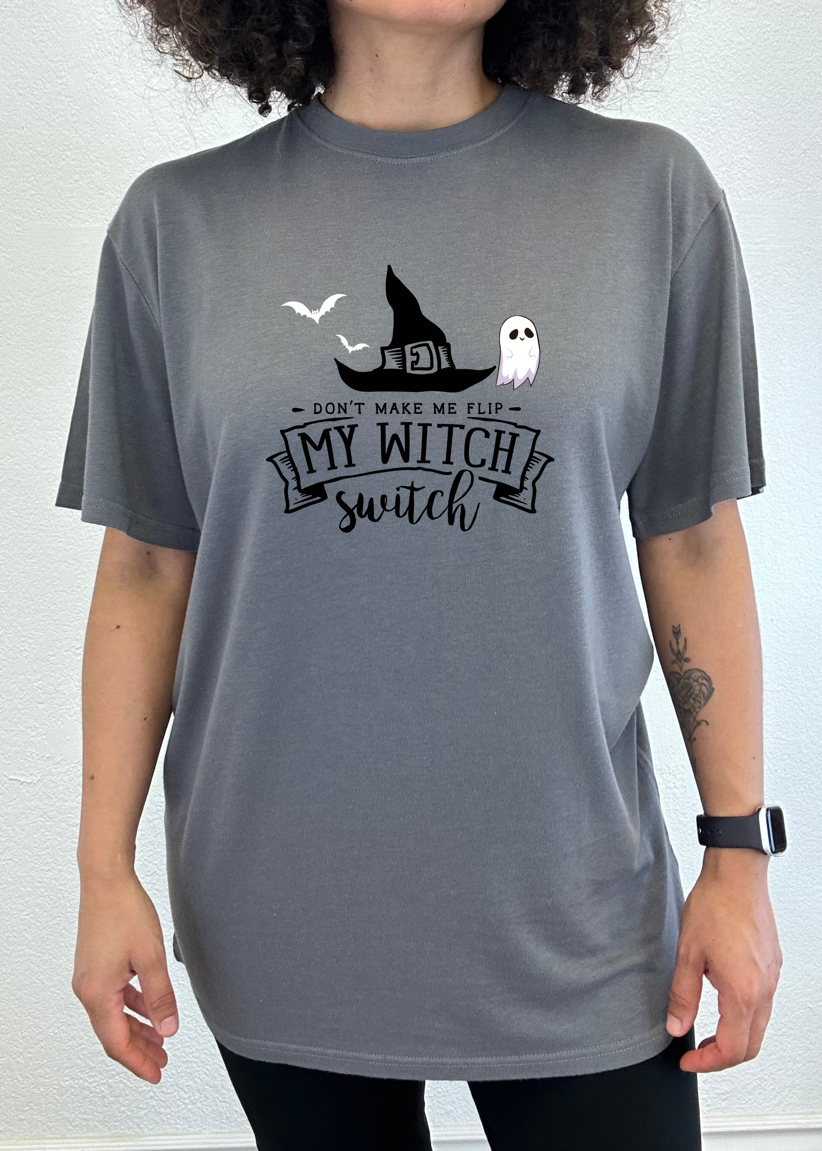 Spun Bamboo My Witch Unisex Bamboo Viscose/Organic Cotton Short Sleeve Graphic T-Shirt — main product shot