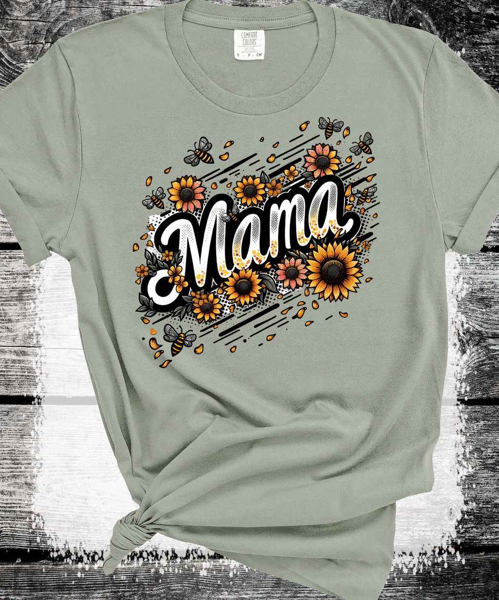 A Blessed Texas Mess Boutique Comfort Colors® Sunflower Mom Gift Sweatshirt, Cute Mothers Day Gift, Mama… — construction detail