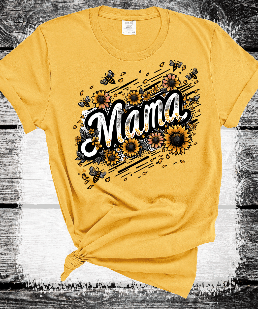A Blessed Texas Mess Boutique Comfort Colors® Sunflower Mom Gift Sweatshirt, Cute Mothers Day Gift, Mama… — lifestyle worn / used context