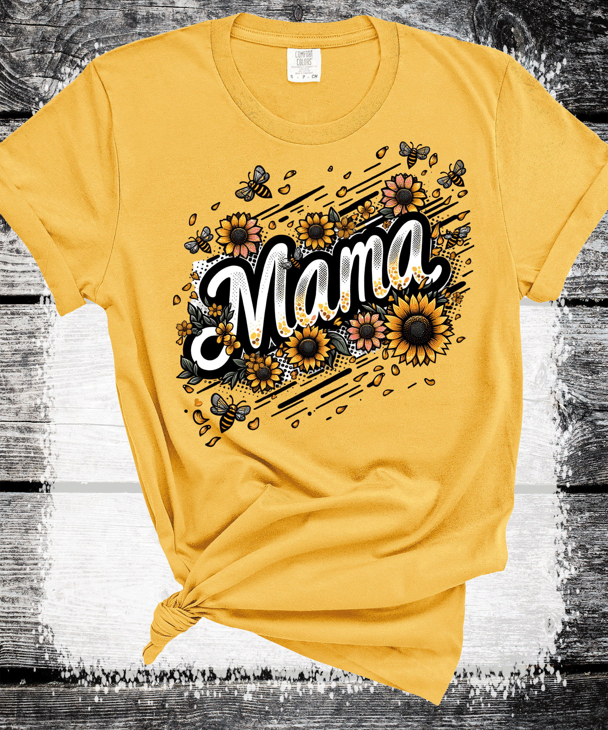 A Blessed Texas Mess Boutique Comfort Colors® Sunflower Mom Gift Sweatshirt, Cute Mothers Day Gift, Mama… — lifestyle worn / used context