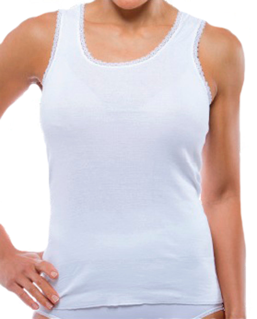 Love Libby Panties All Cotton Comfort Tank (Style 1515) — main product shot