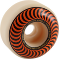 Spitfire Wheels F4 Classic Swirl 53mm 101a - White/Orange (Set of 4) by Skates USA