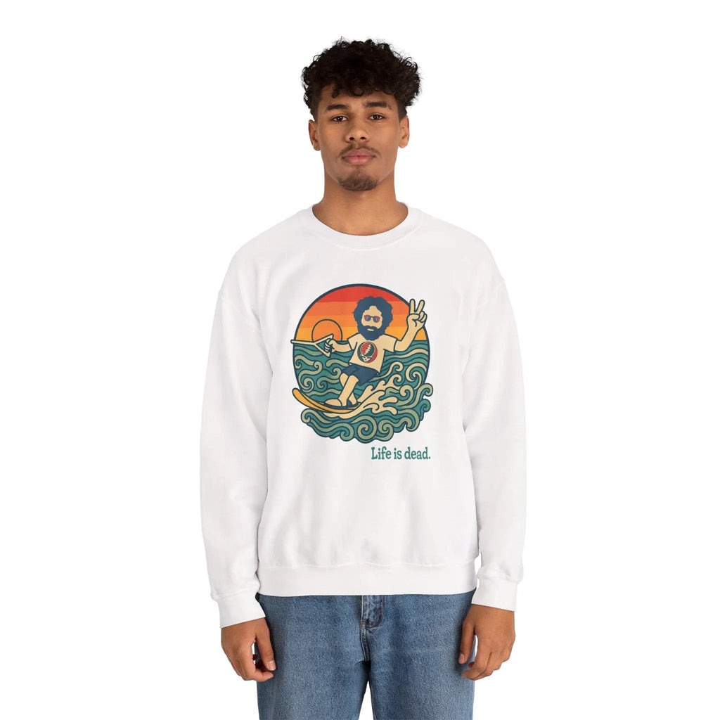 Waterskiin' Jerry Life is Dead Crewneck
