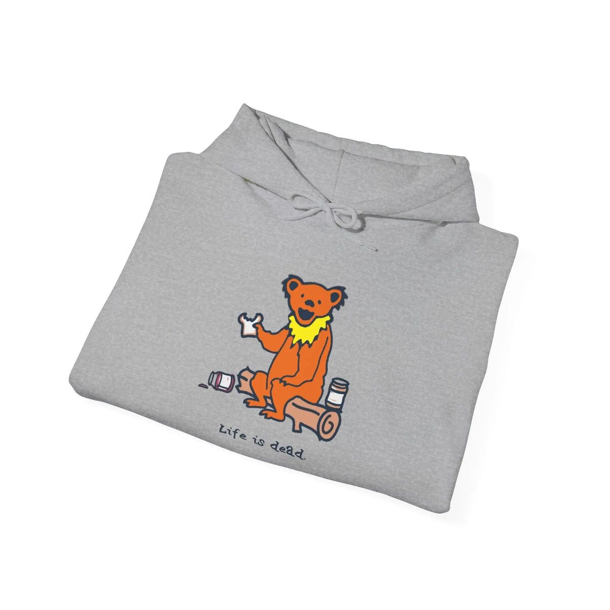 Life is Dead Snackin' Bear Hoodie