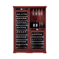 Nuvia 158-Bottle Wooden Wine Cooler Cabinet With Adjustable Temperature And Vacuum Insulation Doors (SAK91827) – SAKSBY WHOLE