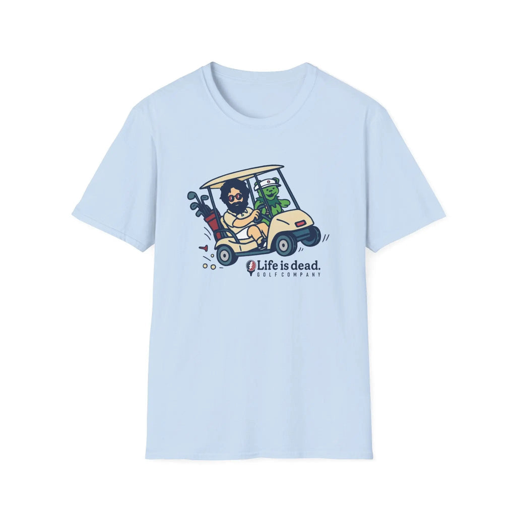 Joy Ridin' Jerry and The Bear - Life is Dead Golf Company T-Shirt