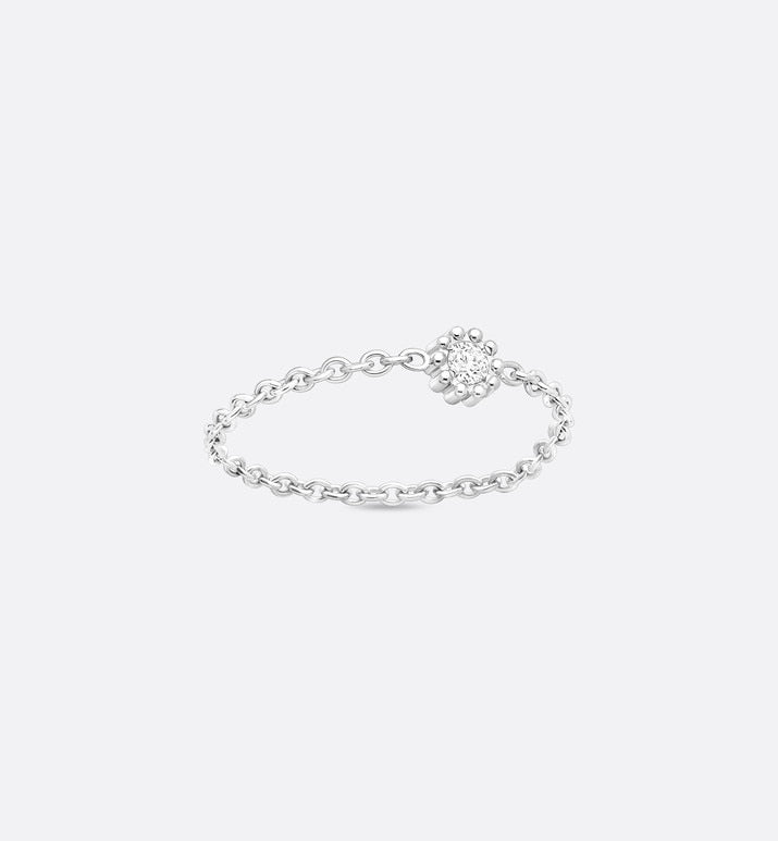 Mimirose Ring • 18K White Gold and Diamond