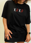 Spun Bamboo XOXO Unisex Bamboo/Cotton Graphic T-Shirt — main product shot