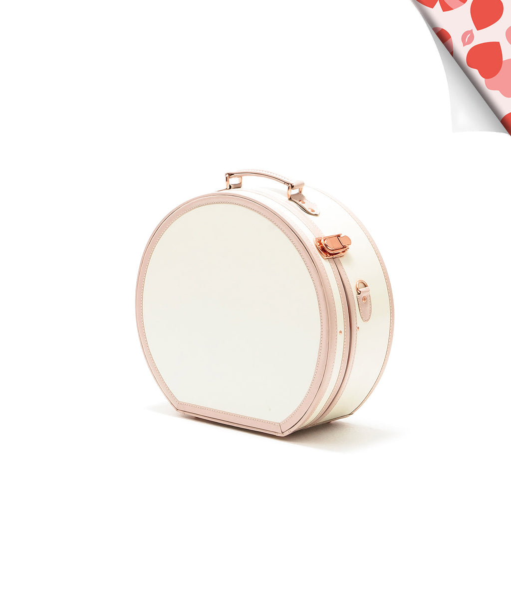 Minimalism Medium Hat Box - Cream White's