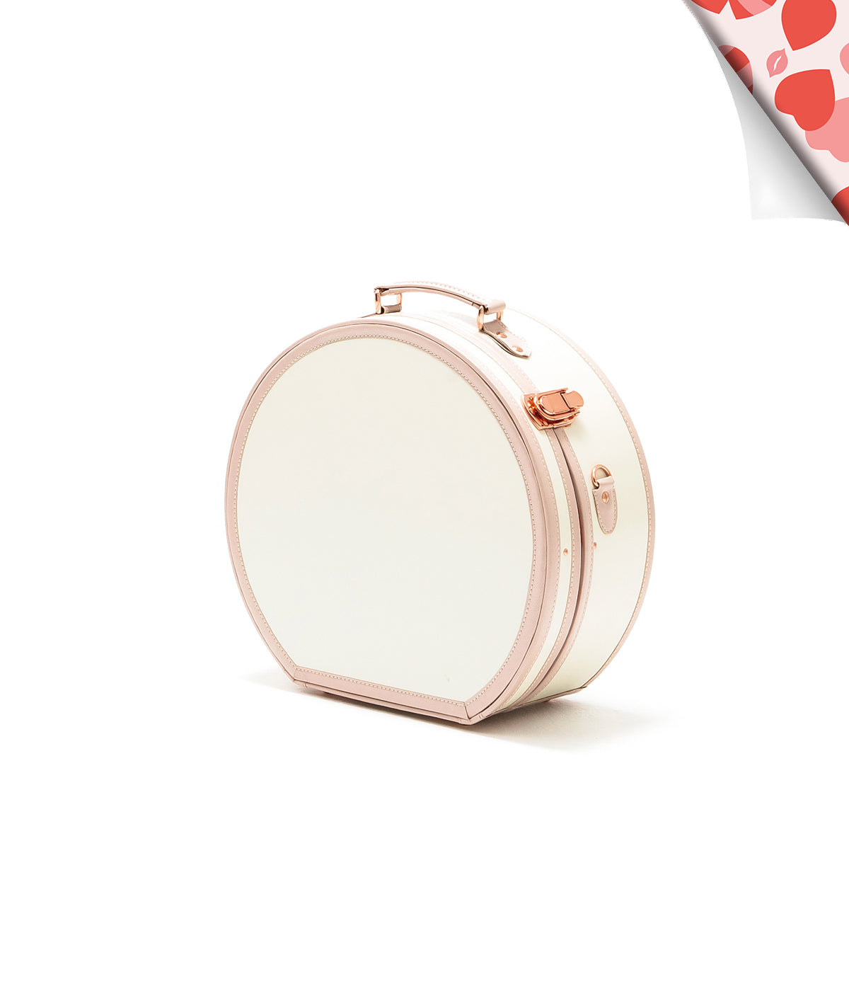 Minimalism Medium Hat Box - Cream White's