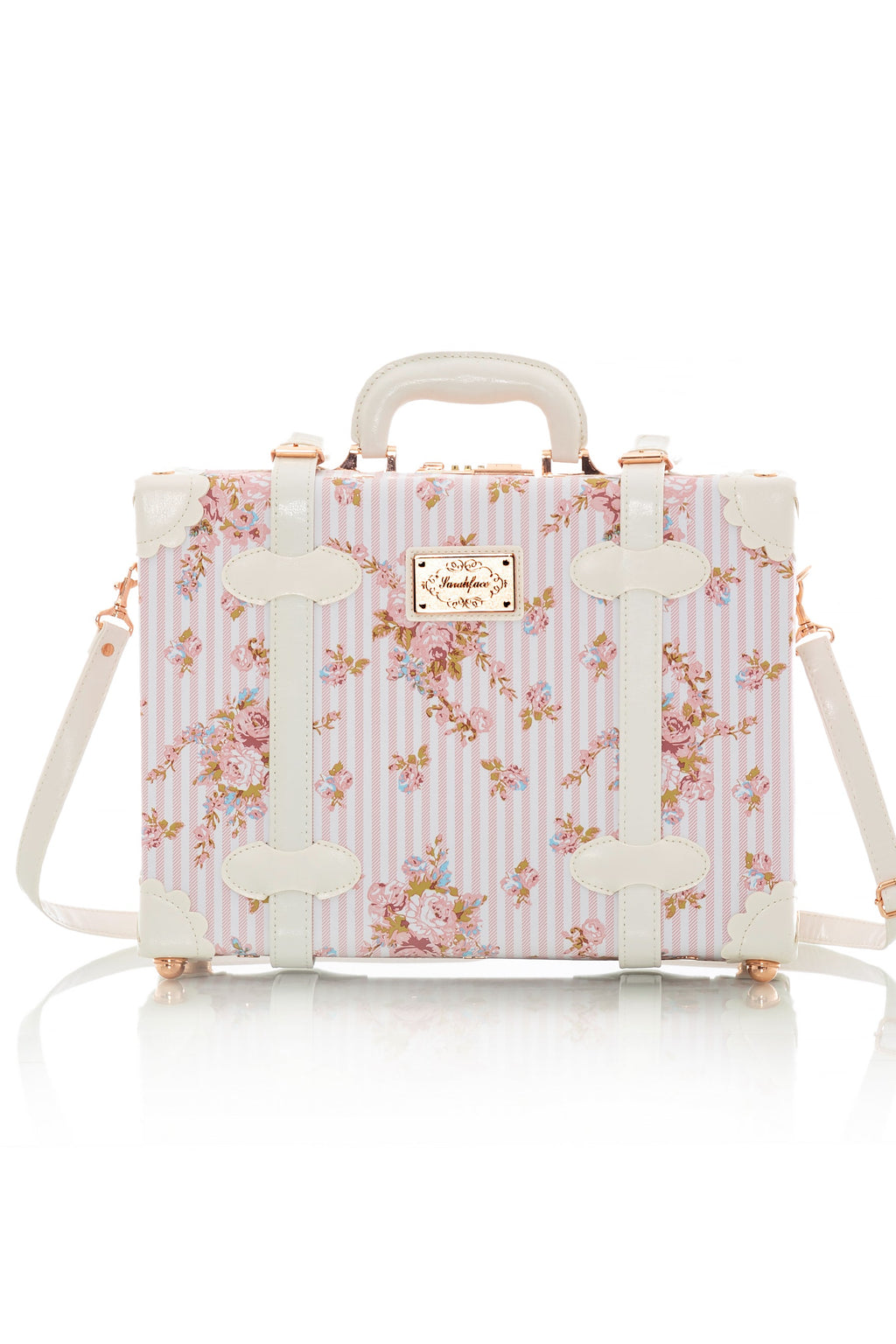 SarahFace Briefcase - Pink Floral's