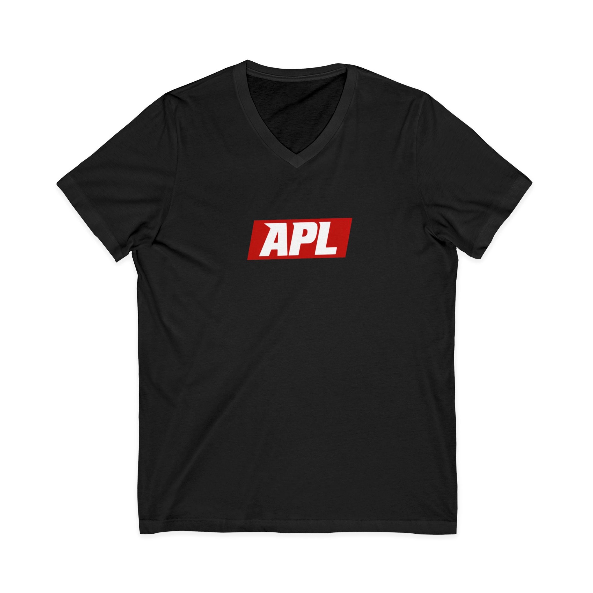 Unisex Jersey Short Sleeve V-Neck Tee